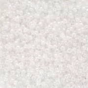 Miyuki Seed beads 15/0 528 - White Pearl Ceylon x8g