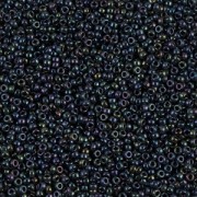 Miyuki 15/0 Seed beads 452 - Dark Blue Iris Metallic x8g