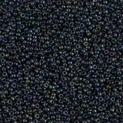 Miyuki 15/0 Seed beads 452 - Dark Blue Iris Metallic x8g
