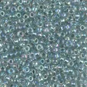Miyuki Seed beads 8/0 263 - Sea Foam Lined Crystal AB x8g