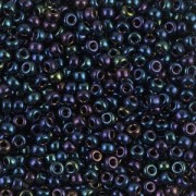 Miyuki 8/0 Seed Beads 452 - Dark Blue Iris Metallic x8g
