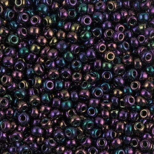 Miyuki Seed beads 8/0 454 - Metallic Dark Plum Iris x8g