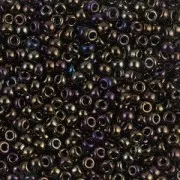 Miyuki 8/0 Seed Beads 458 - Brown Iris Metallic x8g