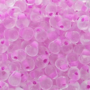 Miyuki Fringe beads 3.4 mm DPF23 - Hot Pink Lined Crystal x8g