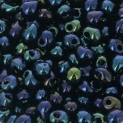 Miyuki Fringe beads 3.4mm DP452 - Metallic Dark Blue Iris x8g