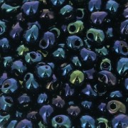 Miyuki Mini Drops 3.4 mm DP452 - Dark Blue Iris Metallic x8g