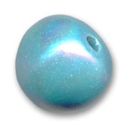 Ceramics bead 20mm Iridescent Turquoise