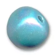 Ceramics bead 20mm Iridescent Turquoise