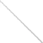 925 Sterling Silver Paloma chain 0.7mm x 1m