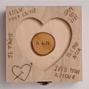 75 Rough wood rondelles 15 - 30 mm for DIY creation