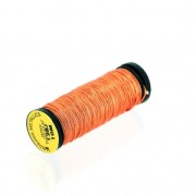 Japanese metallic thread Kreinik for gold embroidery 7 -Papaya Orange (128J) x10m|raw }}