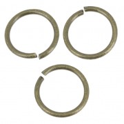 12x1.15mm Open Jump Rings - Made in Europe - Bronze Tone x20