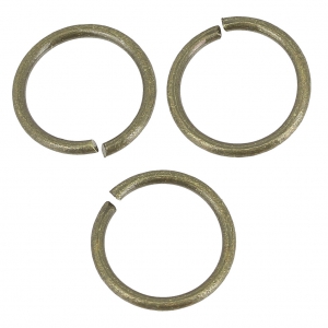 12x1.15mm Open Jump Rings - Made in Europe - Bronze Tone x20