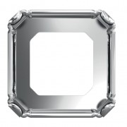 Setting for PureCrystal Imperial cabochon 4480 10 mm Rhodium Tone x1|raw }}