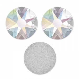 PureCrystal stick-on rhinestones 4mm Crystal AB x36