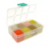 Seed beads assortment 12/0 - 2 mm - 3 effects - Multi Yellow x1