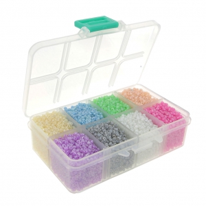 Seed beads assortment 12/0 - 2 mm - Luster - Multi Pastel x1