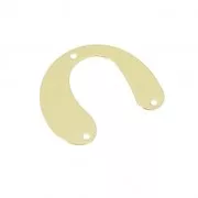Brass spacer 3 holes to decorate 20 mm Light Gold Tone x1