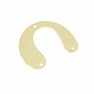 Brass spacer 3 holes to decorate 20 mm Light Gold Tone x1