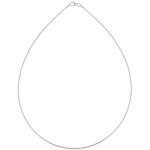 925 Sterling Silver Choker Omega Mesh - 1.2 mm x 40 cm