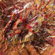 Metal sheets - Design-Metall - 140x140 mm Red /Gold Flame x3|raw }}