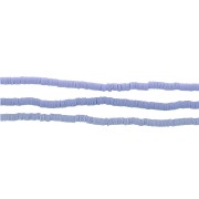 Heishi beads in polymer clay 5x1 mm Blue x39 cm