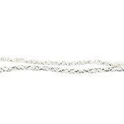 Heishi polymer clay rondelle beads 5x1 mm White and Black x39 cm