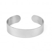 Stainless steel cuff bracelet to customize 15x175 mm x1|raw }}
