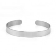 Stainless steel cuff bracelet to customize 8x175 mm x1|raw }}