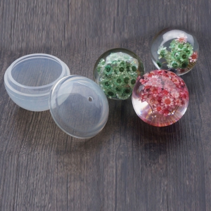 Silicone mold to make resin clipboard balls 48 mm x1