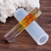 Silicone mold to make resin pendants 9x50 mm Cylinder x1|raw }}