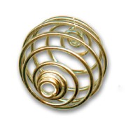 Bead cage 10mm gold tone x 1|raw }}
