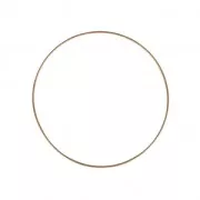 Bare metal circle for Dreamcatcher Suspension and Lamps 15 cm Antique Gold Tone x1
