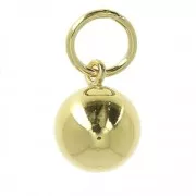 Gold-filled Ball charm 6 mm with 1 closed loop x1