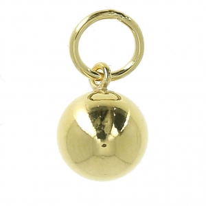 Gold-filled Ball charm 6 mm with 1 closed loop x1