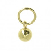 Gold-filled Ball charm 4 mm with 1 closed loop x1