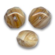Donuts 9x6 mm Beige Caramel x25|raw }}