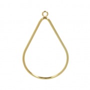 Gold-filled drop pendant x1|raw }}