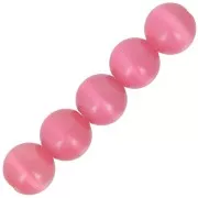 Cat's eye 8mm rose x10