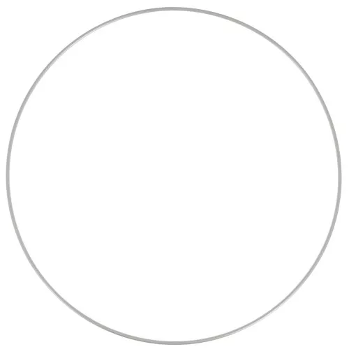 Bare metal circle for Dreamcatcher Suspension and Lamps 25 cm  Matte gray x1
