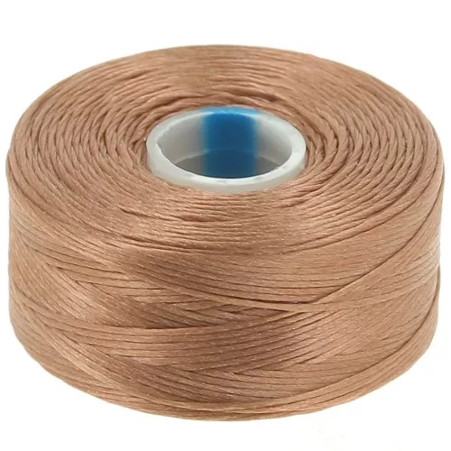 C-Lon thread AA 0.15mm Light Brown x 68 m