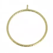 Gold-Filled fine ring for half-drilled bead - Size 52 x1