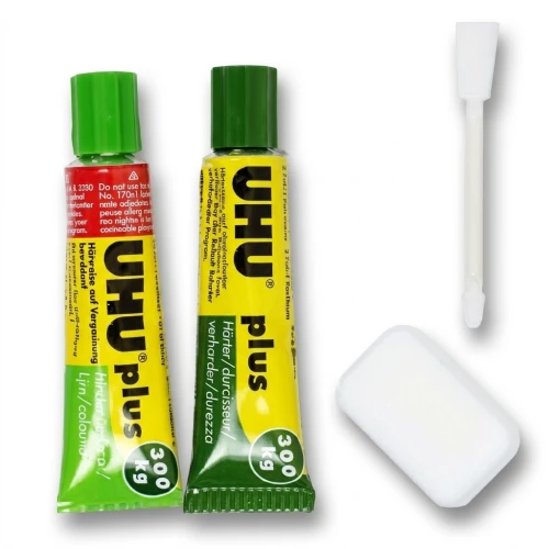 Epoxy-based 2-component UHU Plus Endfest 300 - 90 min adhesive