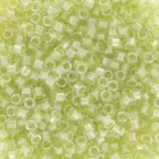 Miyuki Delica 11/0 DB0903 - Spkl Celery Lined Crystal
