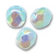 Facettes 4 mm Milky Aquamarine AB x50