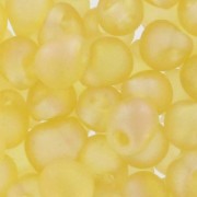 Miyuki Fringe beads 3.4mm DP132FR - Tr Light Topaz Mat AB x8g|raw }}