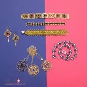 Glass beads Samos® by Puca® 5x7mm Full Dorado x10g