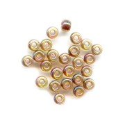 Miyuki Seed beads 11/0 357 - Lt Topaz AB Root Beer Lined