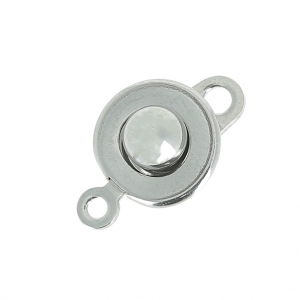 Stainless steel button clasp 10 mm x1