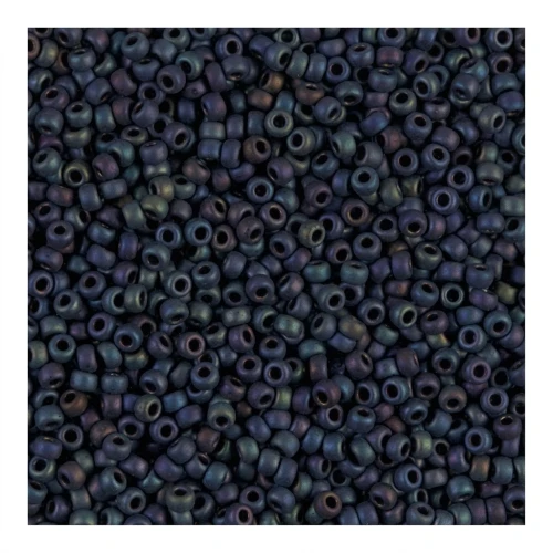 Miyuki Seed beads 11/0 2014 - Metallic Midnight Blue Iris Mat